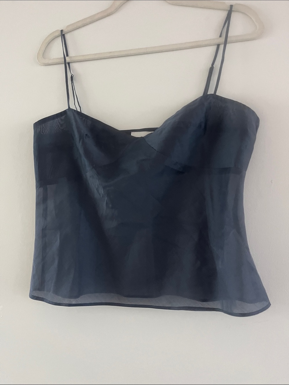 Reformation Sheer Double-Strap Camisole